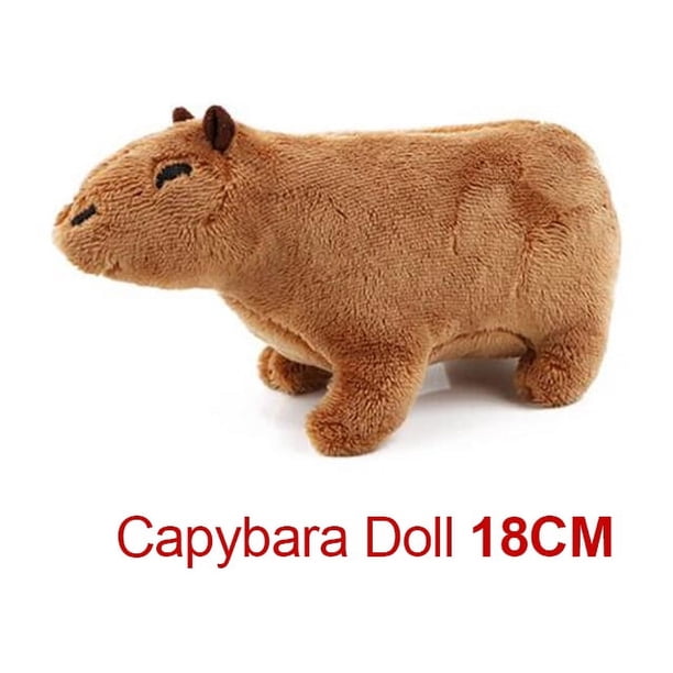 Student School Bag Cute Plush Capybara Bag Casual All-match Fur Bag Large Capacity Backpack Children's Bags Plushie Doll