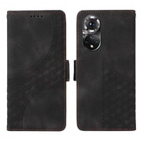 Carcasa Foxdock Honor 50 5G De Cuero Pu, Diseño Acolchado Clásico, Protección Contra Caídas Y Rayones