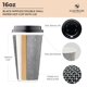 thumbnail image 2 of Juego de 85 tazas de café aislantes desechables Harvest Pack, 470 ml, 2 of 8