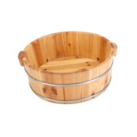 Ioensy - Lavabo Para Pies De Madera, Suministros Para El Hogar, Lavabo Para Remojo De Pies, Bañera, 16X40Cm A
