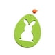 thumbnail image 2 of Feliz Pascua Colgante Adorno Colgante Decoración DIY Para árbol Al Aire Libre Hogar Hueco Conejo Verde, 2 of 3