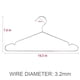 thumbnail image 2 of Perchas De Alambre De Acero Inoxidable Paquete De 40 Unidades 42 Cm, 2 of 7