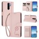 thumbnail image 2 of Funda Cartera Trébol para Xiaomi Redmi Note 8 Pro 4G con Ranuras Tarjetas y Carga Inalámbrica Rosa, 2 of 6