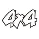 thumbnail image 3 of Sticker 4x4 Off Road Camioneta AWD (Par Ambos Lados), 3 of 3