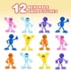 thumbnail image 2 of 12 juguetes con caras sonrientes de Bendable Smile Figures ArtCreativity, 2 of 7