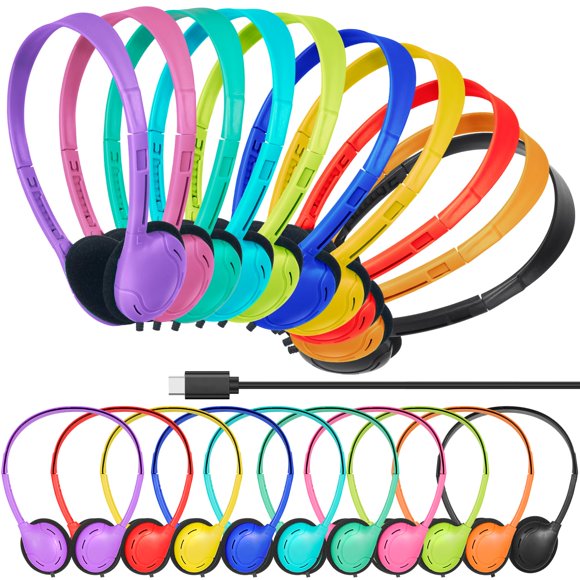 Auriculares ZXQZYM USB‑C Paquete de 30 Unidades Plegables