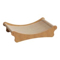 Magideal - Cama Rascadora Para Gatos, Cojín Rascador, Juguete Rascador, Garra Para Jugar Y Moler, Superficie De Madera Resistente, Muebles Para Mascotas, Regalo, Medio
