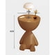thumbnail image 2 of Mesa Elegante De Arrimo Café, 2 of 4