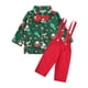 thumbnail image 5 of Disfraz De Navidad Con Pajarita, Trajes De Caballero Para Niños, Espectáculo En El Escenario, Tirantes Con Clip, 5 of 5