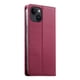 thumbnail image 4 of Funda tipo cartera con bloqueo RFID para iPhone 15 Plus cubierta magnética de cuero con tapa y soporte Rojo, 4 of 6