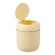 thumbnail image 1 of Uxcell Mini Cubo de Basura con Tapa, Pequeño Cubo de Basura de Escritorio, Contenedor de Reciclaje 2.2L Amarillo, 1 of 7