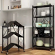 thumbnail image 4 of Estante Plegable Multiusos de Metal Negro con Ruedas de 160 cm de Alto, 4 of 8