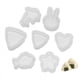 thumbnail image 1 of Kit de 7 piezas para hacer sushi con forma de triángulo y corazón redondo, herramientas de cocina para niños, modelo de sushi, 1 of 6