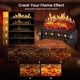 thumbnail image 3 of Inserto de chimenea eléctrica Electactic de 21" con efecto de troncos, calefactor 750 W/1500 W, 3 of 6