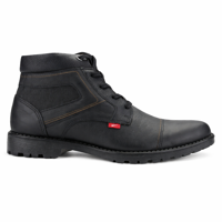 Botin Negro Hombre Casual Ferracini 9948 Cross