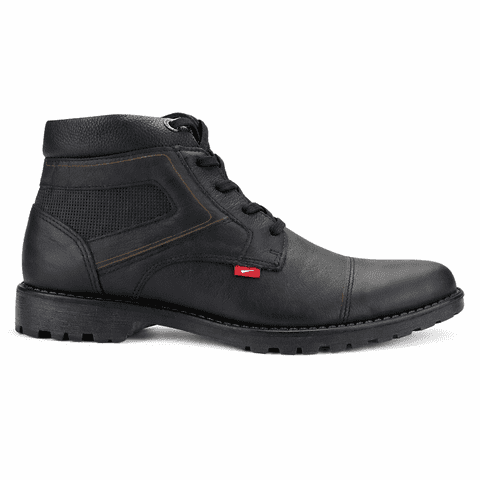 Botin Negro Hombre Casual Ferracini 9948 Cross