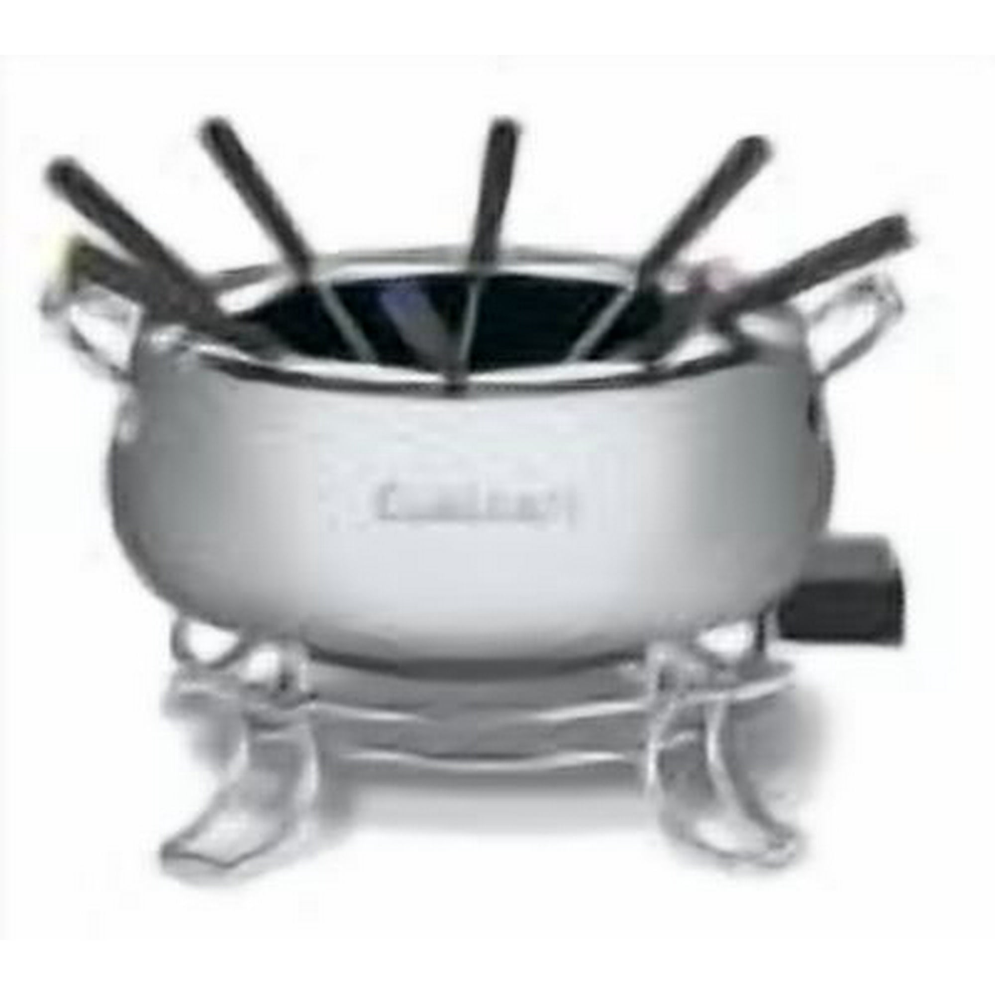 Set De Fondue Cuisinart De Acero Inoxidable 3l Con 8 Tenedores 1000w