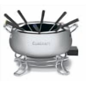 Set De Fondue Cuisinart De Acero Inoxidable 3L Con 8 Tenedores 1000W