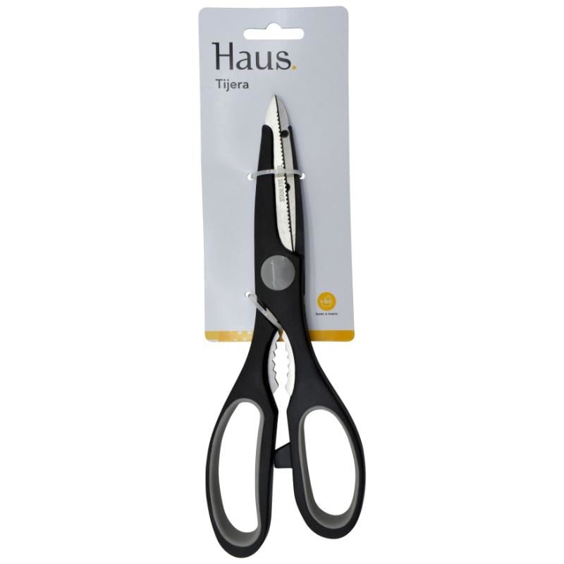Tijera Básica 1 Pieza 50% Acero Inoxidable, 40% Polipropileno, 10% Caucho Termoplástico 1 Un Haus