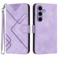 Funda Foxdock Para Samsung Galaxy S25 – Tipo Libro Con Soporte, Billetera, Correa Y Diseño Elegante