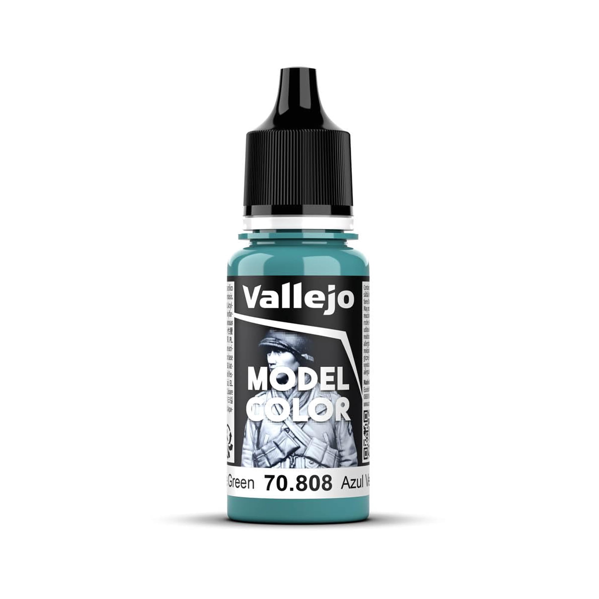 Paint Vallejo Model Color Verde Azul 17ml