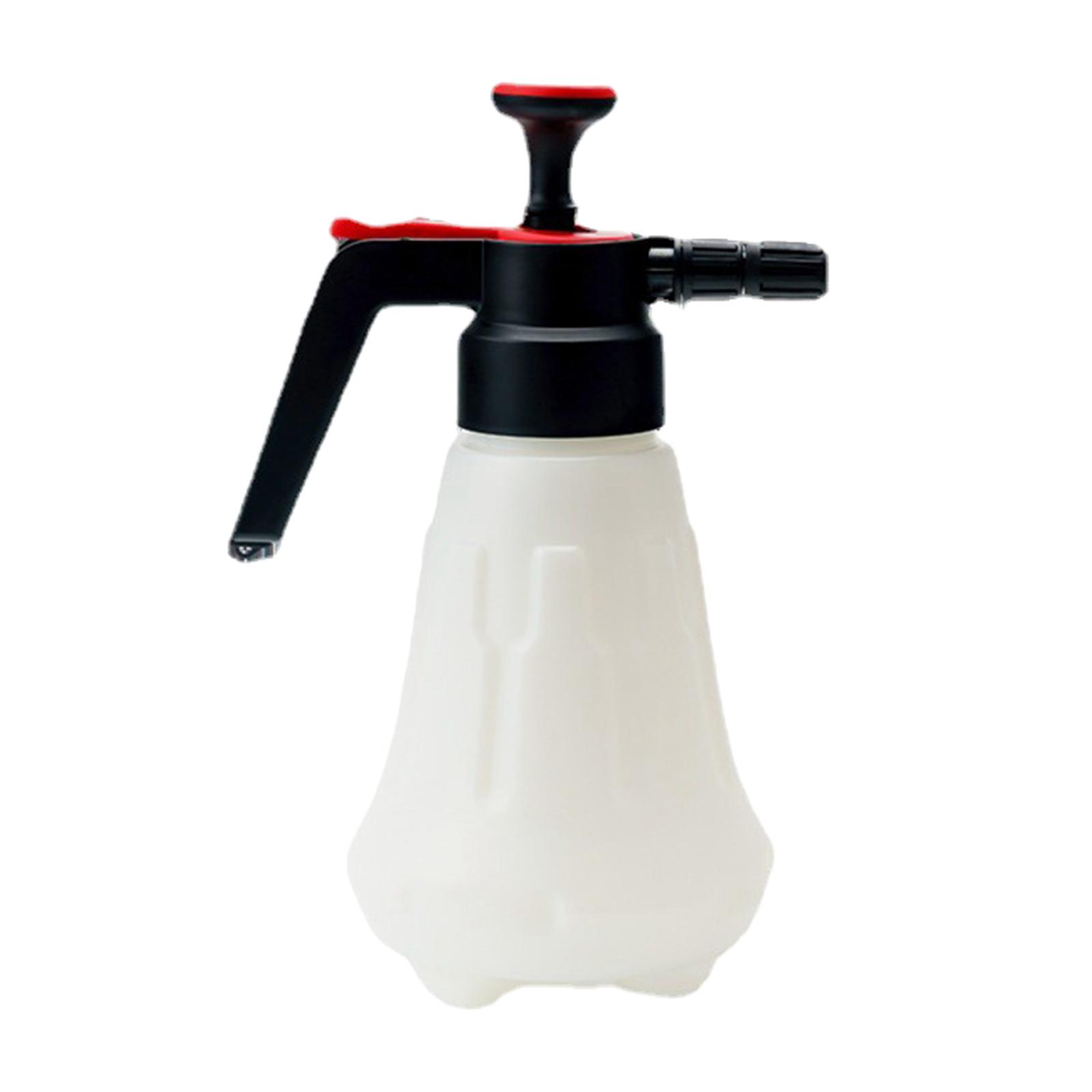 Magideal - Pulverizador De Bomba Manual Portátil, Rociador De Limpieza Para Lavado De Coches Con 3 Adaptadores, Botella De Espuma Para Lavadora De Coches Para , 1.5L