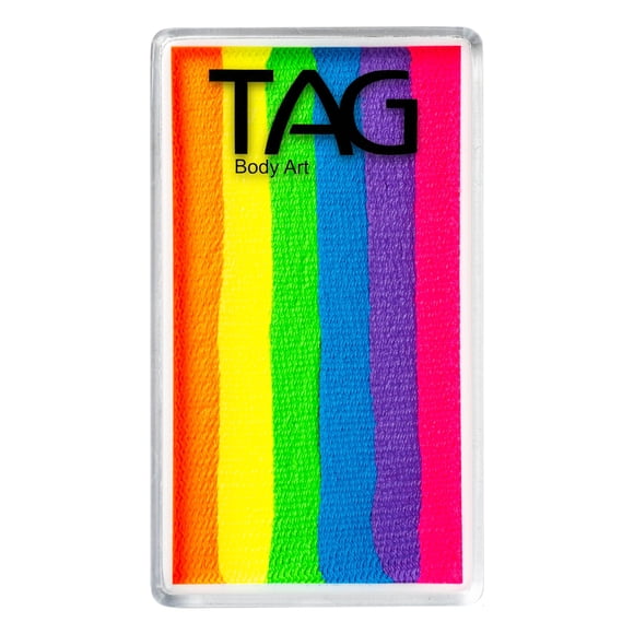Pintura Facial y Arte Corporal TAG Body Art 30 g Arcoíris Neón