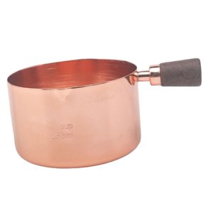 Magideal - Taza Medidora De Café Expreso, Jarra Pequeña Para Leche Y Café Con Mango De Madera, Taza Para Verter, Taza Métrica Para Hornear Té, Barra, Panadería, 250Ml