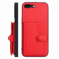 Foxdock Funda Para Iphone 8 Plus Con Bloqueo Rfid - Diseño Elegante Con Cierre De Botón