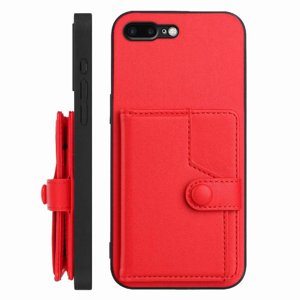 Foxdock Funda Para Iphone 8 Plus Con Bloqueo Rfid - Diseño Elegante Con Cierre De Botón