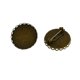 thumbnail image 3 of 10pcs Broche En Blanco Lapela Perno Base De 25 Mm Ronda Flor Almohadilla Vintage Bronce, 3 of 3