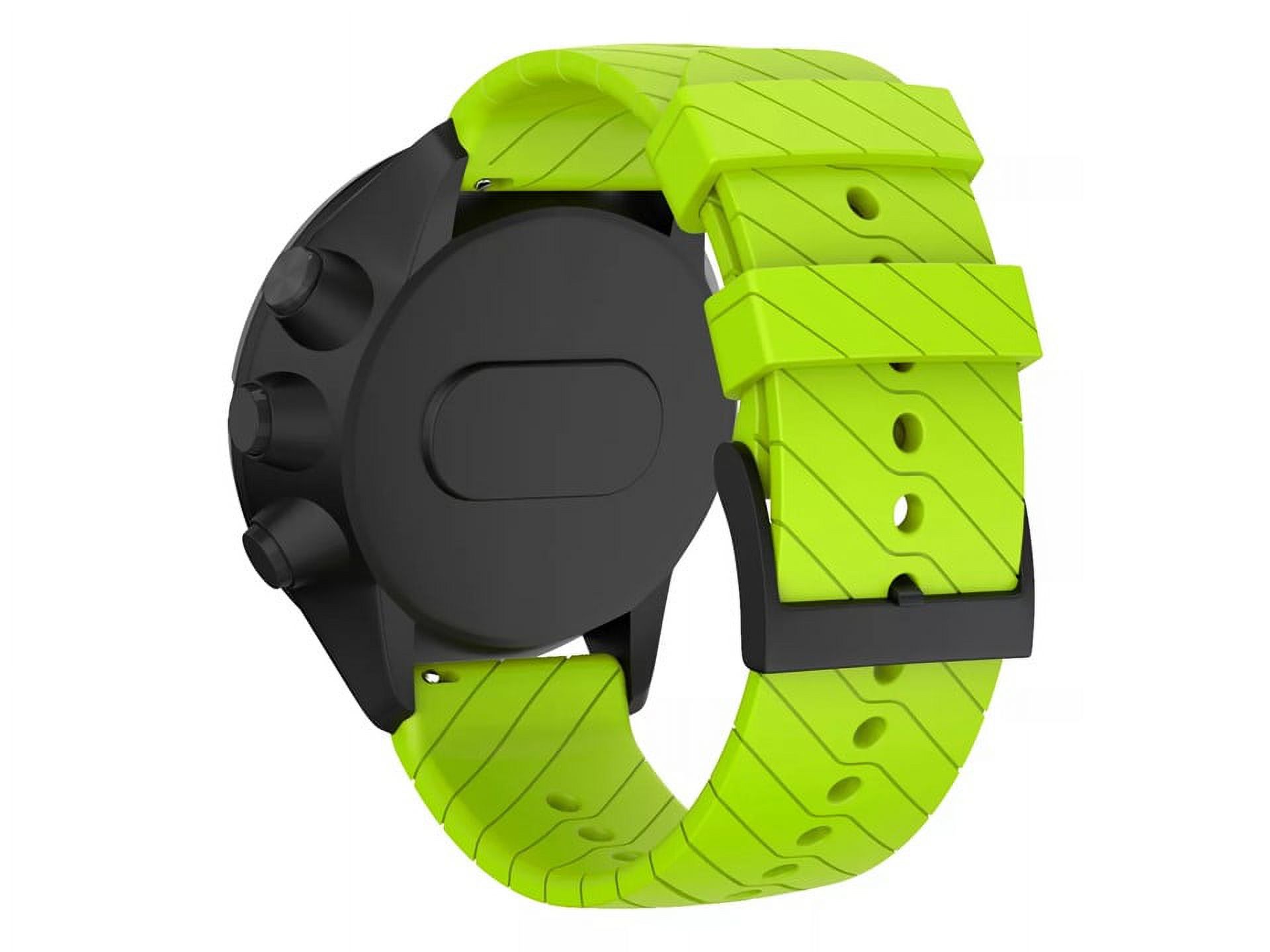 Genérico - Correa Silicona Compatible Suunto 7 / 9 Baro D5 24Mm Verde