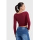 thumbnail image 3 of Polera Mujer Recogido Lateral Burdeo, 3 of 4