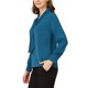 thumbnail image 4 of INSPIRE CHIC Blusas de Mujer de Manga Larga Chiffon Plisado con Lazo en el Cuello Camisa de Oficina S Azul Pavo Real, 4 of 7