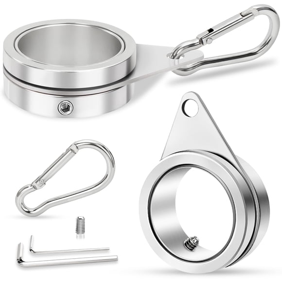 Aros para mástil de bandera REERON 25 cm anti‑enrollado 360° giro
