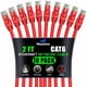 thumbnail image 1 of Cable Ethernet Maximm Cat6 0,6 m Paquete de 10 Rojo 10 Gbps, 1 of 8