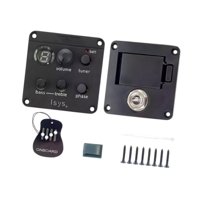 Magideal - Pastilla De Guitarra Acústica, Preamplificador De Guitarra, Orificio De Sonido, Ecualizador Profesional, Sintonizador, Preamplificador De Micrófono, E