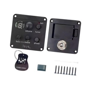 Magideal - Pastilla De Guitarra Acústica, Preamplificador De Guitarra, Orificio De Sonido, Ecualizador Profesional, Sintonizador, Preamplificador De Micrófono, E