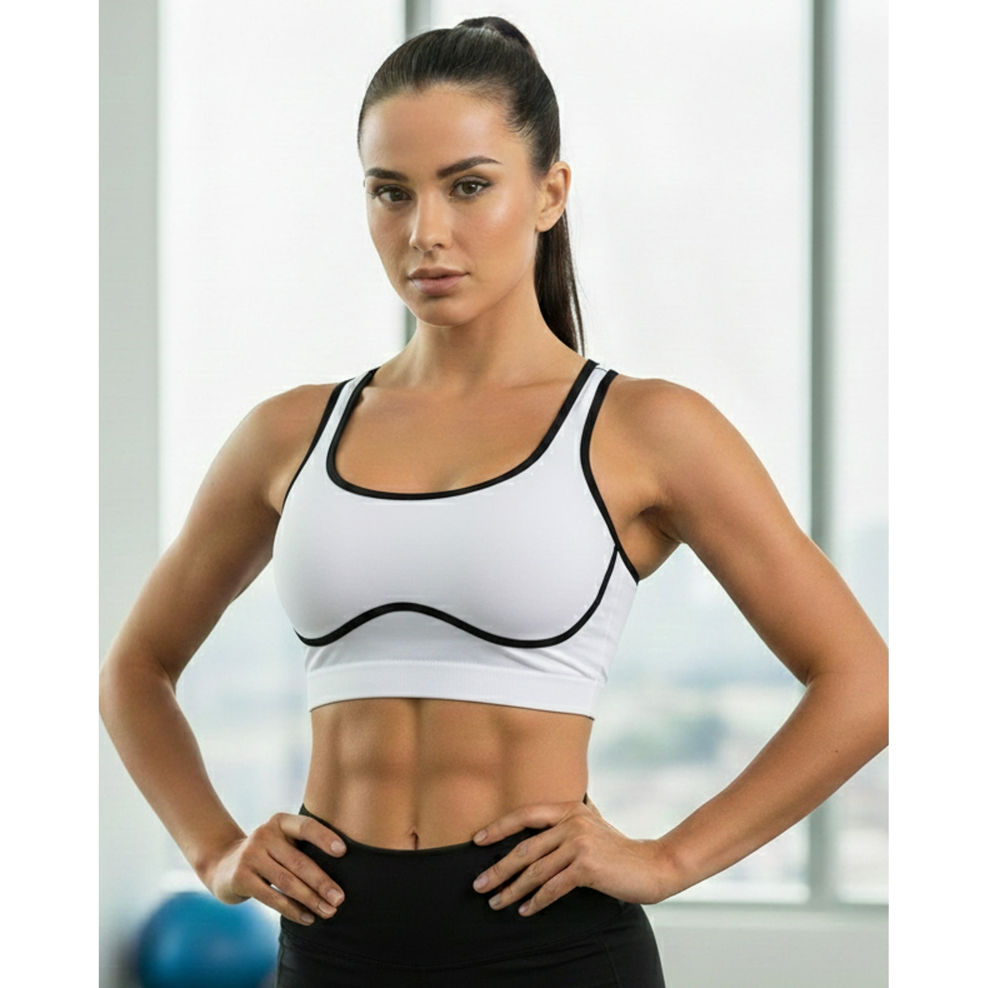 Flix Spa - Sujetador Deportivo Mujer Moderno Soporte Medio