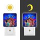 thumbnail image 3 of Jasmine, Princesa de Aladdin Luz nocturna LED con sensor de anochecer a amanecer para dormitorio, baño, pasillo, escaleras - Lámpara LED nocturna de enchufe, 0.5W - 1 pieza, 3 of 6