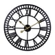 thumbnail image 4 of Reloj De Pared Vintage Relojes De 40 Cm Relojes Decorativos De Oscilación Silenciosa Mano De Plata, 4 of 5