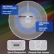 thumbnail image 5 of Flying Disc HYES, paquete de 2, 14 modos de luz, recargable, 5 of 9