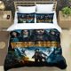 thumbnail image 1 of of the Caribbean Duvet Pillowcase Queen Double Bed, Home Room Bedroom Pirate Duvet Cover Boy Gift Bed Sheets, 1 of 5