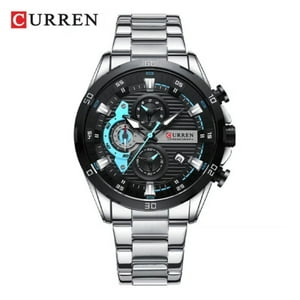 Reloj Curren Kred391901 Cuarzo Plateado