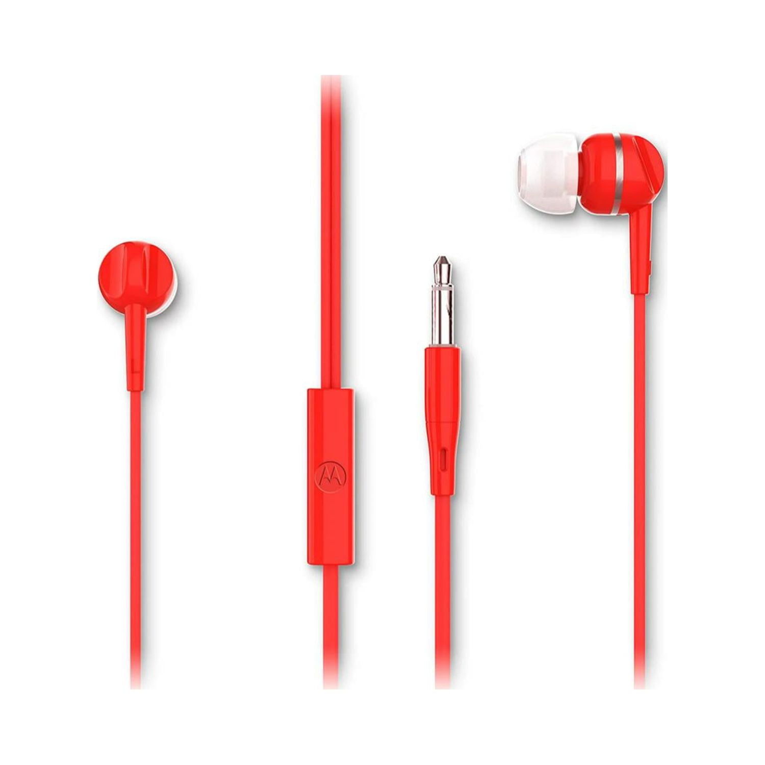 Motorola - Audifonos Manos Libres Jack 3.5 Rojo Earbuds 105