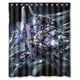 thumbnail image 1 of Cortina de ducha de Mobile Suit Gundam, juego de cortina de baño con ganchos, tamaño 60 x 72 pulgadas, 1 of 3