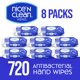 thumbnail image 2 of Toallitas húmedas para manos Nice 'N CLEAN Sensitive Skin, 90 unidades (paquete de 8), 2 of 6