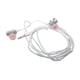 thumbnail image 2 of Doble Altavoz 1.2M Con Cable 3.5MM Auriculares Auriculares HiFi Auriculares Estéreo Blanco, 2 of 3