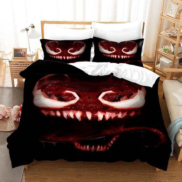Deadpool Spiderman Quilt Duvet Cover Set Children Super 3-Piece Bedding Set