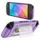 thumbnail image 1 of Compatible con Switch 2 Funda con almacenamiento para 5 tarjetas de juego Soporte abatible magnético desmontable Cubierta a prueba de golpes de grado militar, 1 of 7